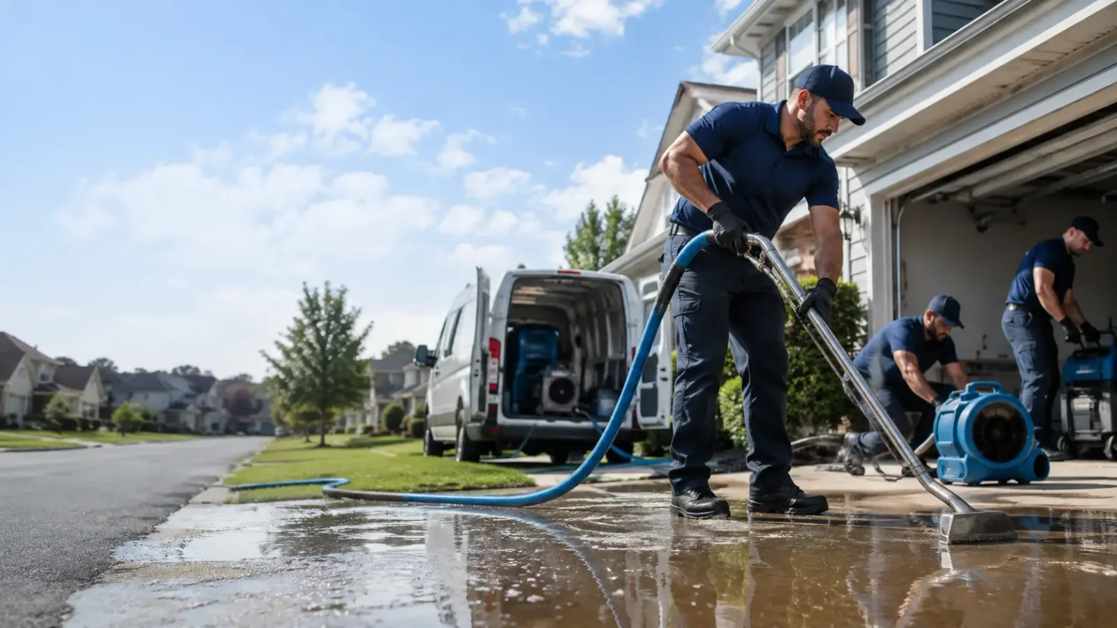 Flood Damage Restoration in Castana, IA
